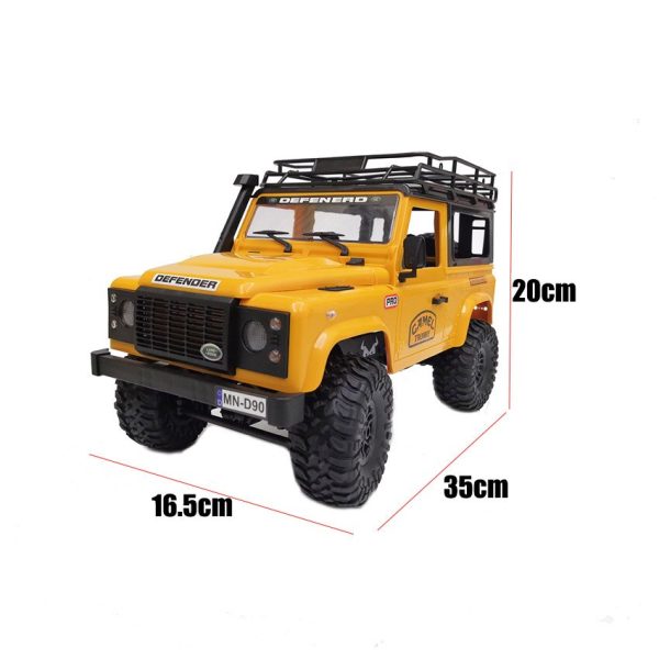 2019 New Rc cars MN model D90 1:12 scale RC crawler car 2.4G four-wheel drive rc car toy assembled complete vehicle MN-90K For Sale