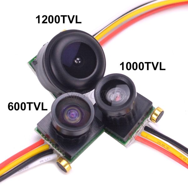 1PCS Micro 600TVL 170 Degree 1.8mm   1000TVL 90 Degree   1200TVL 150 Degree Color Video FPV Mini Camera with Audio PAL For Drone Online Sale