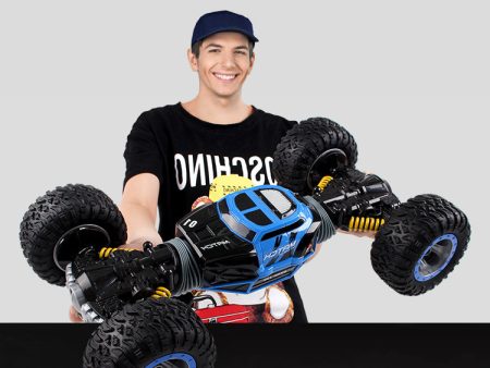 2.4ghz RC Cars Monster Truck 1:16 Bigfoot Double-sided Driving Remote Control Deformation Vehicles RC Vehicle Top Level Toys Online