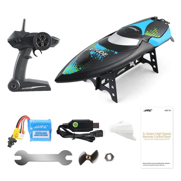 RC Boat JJRC S3 Latitude Remote Control Boat 2.4GHz 2CH 25KM h Portable Mini RC Boat (JJRC-S3) Ship RC Toys For Children Kids Online Sale