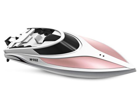 abay 2019 hot H102 Brushed RC Racing Boat RTR 26 - 28km h   Self-righting Function   2.4GHz 4CH LCD Screen Transmitter YH-114 on Sale