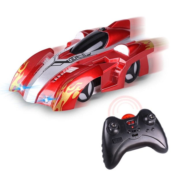 Wireless Electric Remote Control Children RC Wall Climbing Car Toy Model Bricks Mini Drift Flashing Race Toys for Baby Kids Supply