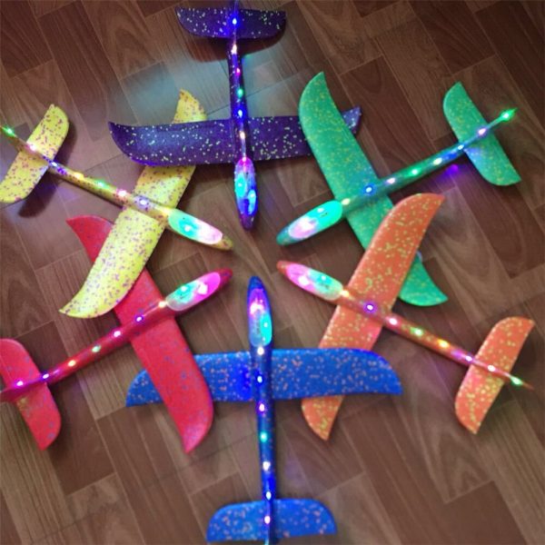 Hand throw airplane EPP Foam Outdoor Launch Glider Plane Kids Toys 48 cm Interesting Launch Throwing Inertial Model Gift funny Sale