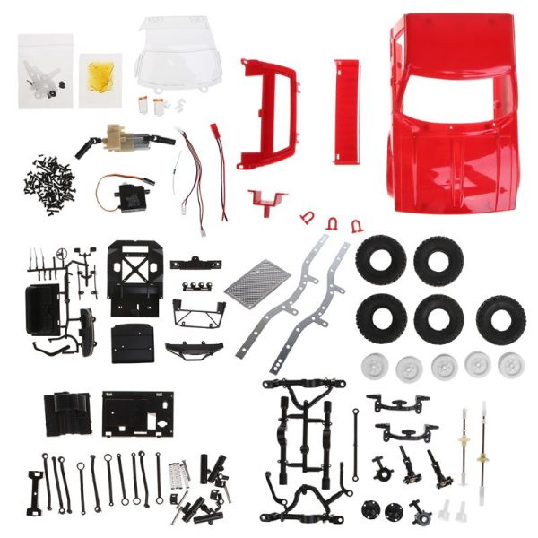 WPL C14 1:16 2CH 4WD 2.4G Off-Road Truck Electric RC Car 15km H Top Speed KIT Children Mini Racing Cars Toys Fashion