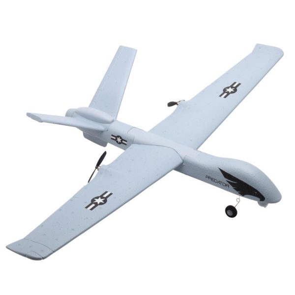 Z51 Super Big 66cm Wingspan Remote Control Airplane Glider EPP Built-in Gyroscope RC Plane UAV with LED Military Aircraft Model Discount