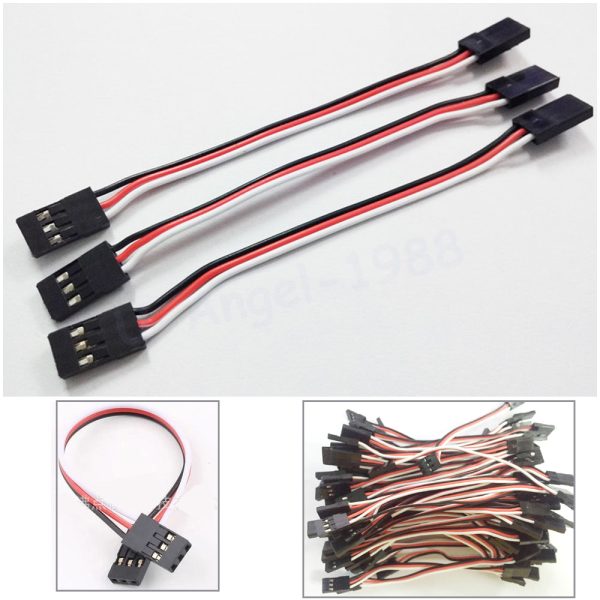 10pcs 100mm 150MM 200MM 300MM Servo extension cord Male to Male for JR Plug Servo Extension Lead Wire Cable 10cm Cheap