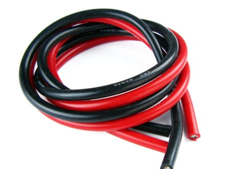 10 meters lot wire silicone 10 12 14 16 18 20 22 24 26 AWG 5m red and 5m black color cable High Quality Supply