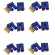 20pair lot EC3 3mm EC5 5mm Male-Female Type Battery Connector Golden Battery Connector Bullet Plug For Discount