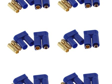 20pair lot EC3 3mm EC5 5mm Male-Female Type Battery Connector Golden Battery Connector Bullet Plug For Discount