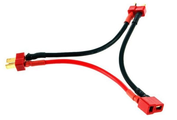 T-Plug Y Wire Harness Female to Male T Plug Parallel Battery Pack Connector Cable Online now