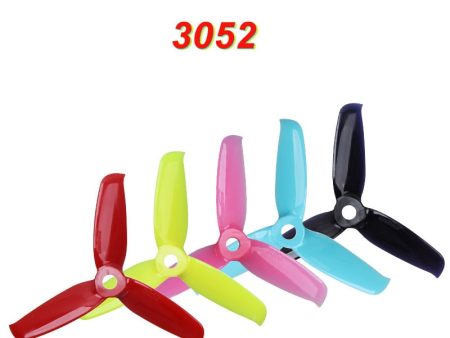 12Pair 24PCS Gemfan Flash 3052 PC 3-blade Propeller 5mm Mounting Hole for 1306-1806 Motor RC Drone FPV Racing Fashion