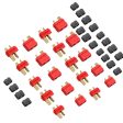 2 5 10 Pairs AMASS Upgrated Sheathed T Plug Connectors Dean Style with Protection Cover for RC Battery ESC Motor Controller Online now