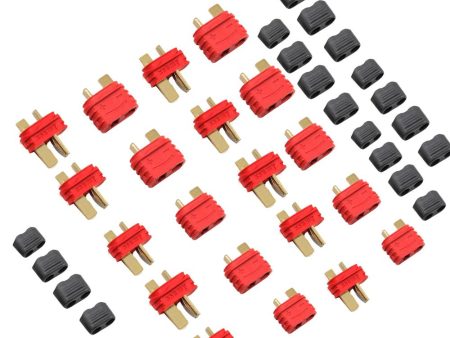 2 5 10 Pairs AMASS Upgrated Sheathed T Plug Connectors Dean Style with Protection Cover for RC Battery ESC Motor Controller Online now