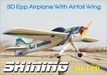 Shining 3D EPP Airplane Wingspan 990mm Radio Control RC Model Plane aircraft Hot on Sale