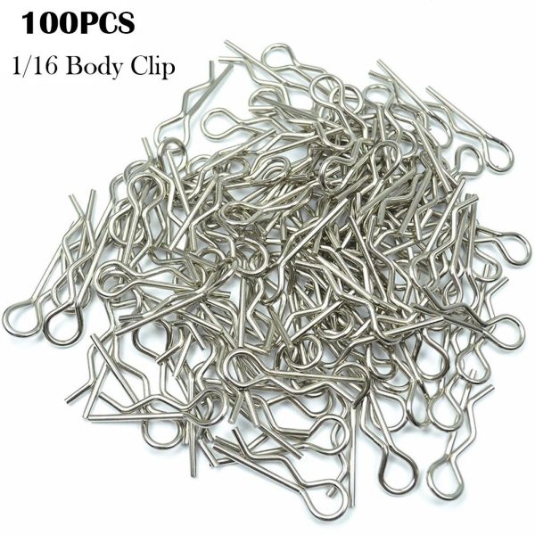 100pcs pack Stainless Body Shell Clip Pin For HSP RC 1 16 Car Buggy Truck HSP Traxxas Vehicles Car Shell Latch on Sale