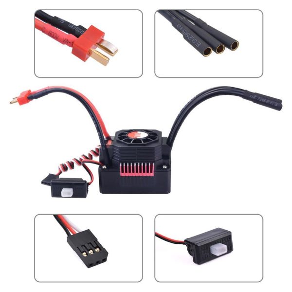 150A 120A Waterproof ESC KK Speed Controller 35A 45A 60A 80A for 1 8 1 10 1 12 RC Monster Redcat Volcano EPX Blackout XTE Buggy Cheap