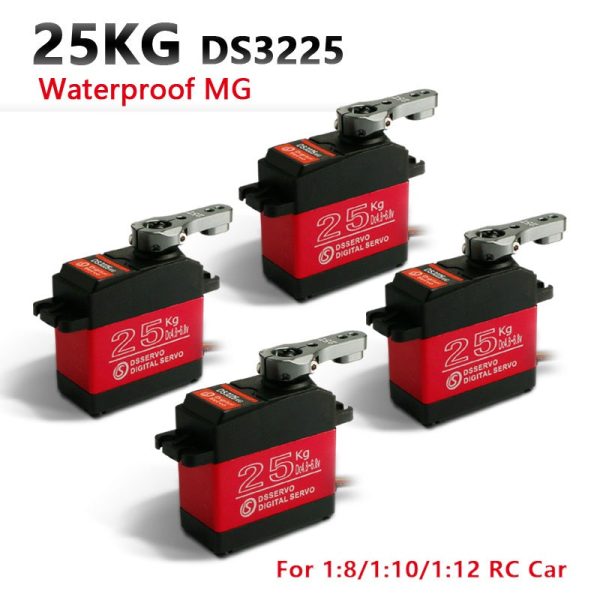 4XDS3225 update servo 25KG full metal gear digital servo baja servo Waterproof servo for baja cars + Free Shipping For Discount