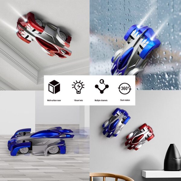 Anti Gravity Ceiling Wall Climbing RC Car Electric Rotating Stunt RC Car Antigravity Machine Auto Toy Cars with Remote Control For Cheap