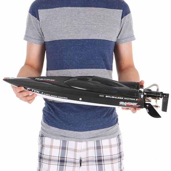 New Fei Lun FT011 2.4G Racing RC Boat High Speed Brushless Motor Water Cooling System 4Channels Speedboat Christmas Gift Online