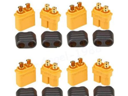 10pcs 5Pairs Amass XT60 XT30 XT60H XT30U Plug Connector Male Female RC Quadcopter FPV Racing Drone batería Lipo on Sale