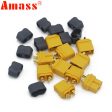 10 x Amass XT60+ Plug Connector With Sheath Housing 5 Male 5 Female (5 Pair ) Online Sale