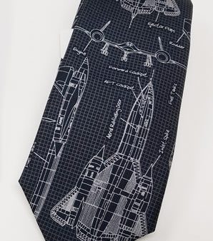 SR-71 Blackbird Spy Plane Tie For Sale