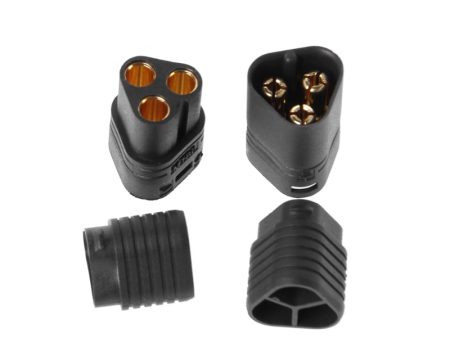 1 Pair MT60 3.5mm 3 Pole Bullet Connector Plug Male & Female For RC ESC to Motor JUN5-A Supply