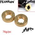 YEAHRUN Heavy Metal Internal Wheel Weights Turning Copper Counterweight For Axial SCX10 II 90046 90047 1 10 RC Car For Discount