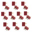 20pcs Anti-skidding Deans Plug T Connector Male & Female For RC LiPo Battery Sale