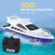 Kids C101A Mini Radio RC High Speed Racing Boat Speed Ship Toys for Children Gift Toy Simulation Remote Control Boat Model For Discount