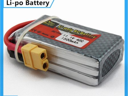 zop Original LiPo Battery 11.1V 1500Mah 3S 40C Max 60C XT60 Plug For RC Quadcopter Drone Helicopter Car Airplane Toy Parts Online