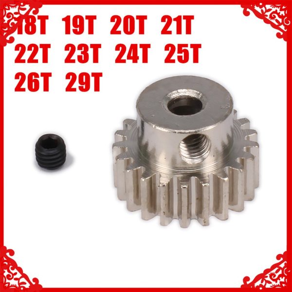 Tooth Teeth Pinion Gears HSP 1:10 18T 19T 20T 21T 22T 23T 24T 25T 26T 29T for RC Car 0.6 Aperture 3.2mm Parts HPI Hi Speed Axial Hot on Sale