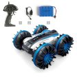 2.4GHz 4WD 1:18 Waterproof 360 Degree Spins Double-sided Stunt Rotatable RC Car Off Road Gift Vehicle Amphibious Boat Birthday Online