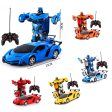 TechnicTransformation RC Car Remote Control Car Radio-Controlled Sport Car Drift Model Transform Toy 1:18 One-key For Cheap