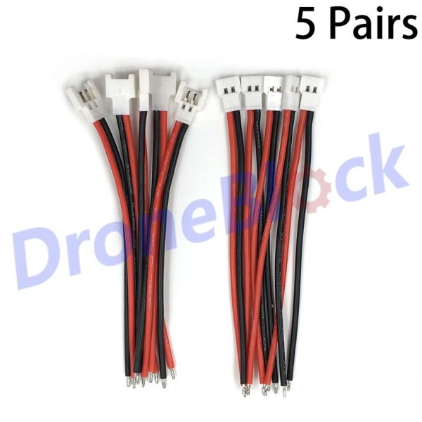 10 Pcs 1S Lipo Battery Balance Charger Switch Wiring Cable XH 2.0mm Pitch Plug Male Female For indoor drone syma X5C hubsan x4 on Sale