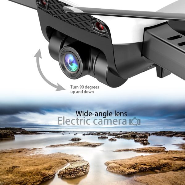 X12 WiFi FPV Mini Foldable Drone Camera 0.3MP 2MP HD Optical Flow Aerial Video Profissional RC Quadcopter Helicopter Toys SG106 Fashion