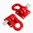 1 Pair 1:10 RC Crawler Accessories Red Trailer Hook Scale Accessory For RC Crawler SCX-10 Truck Climbing Car Truck Trailer Hook For Cheap