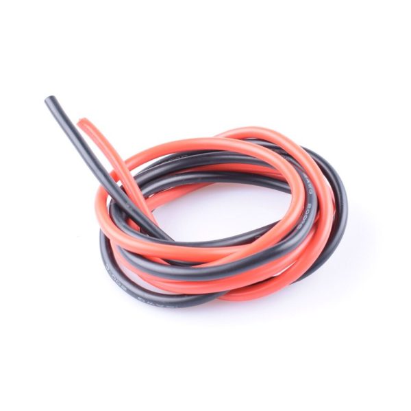 2 meter lot 10awg 12awg 14awg 16awg 18awg 20awg super soft flexible factory made electric copper silicone wire cable Online now