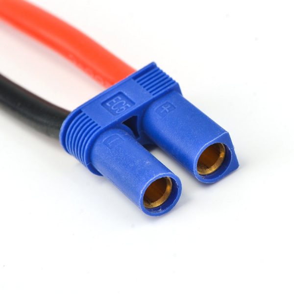 2 Pcs or 3 Pcs EC5 Female Plug Connector 10CM EC5 Battery Connector Plug with AWG Wire Supply