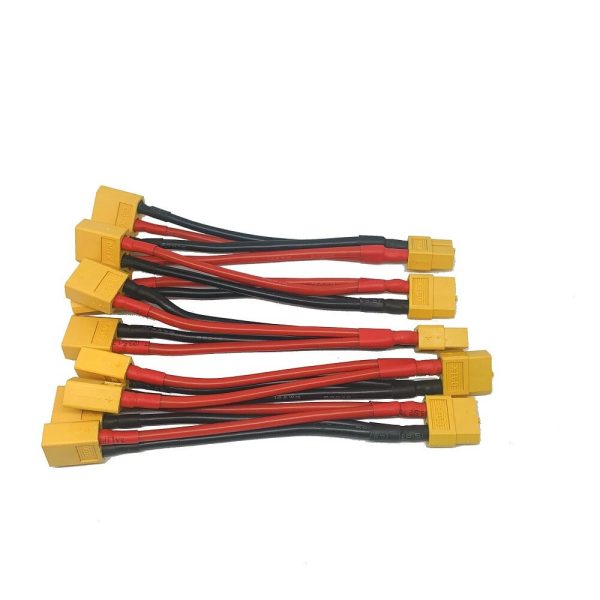 1pcs Xt60 Parallel Battery Connector Cable Dual Extension Y Splitter Silicone Wire Fashion