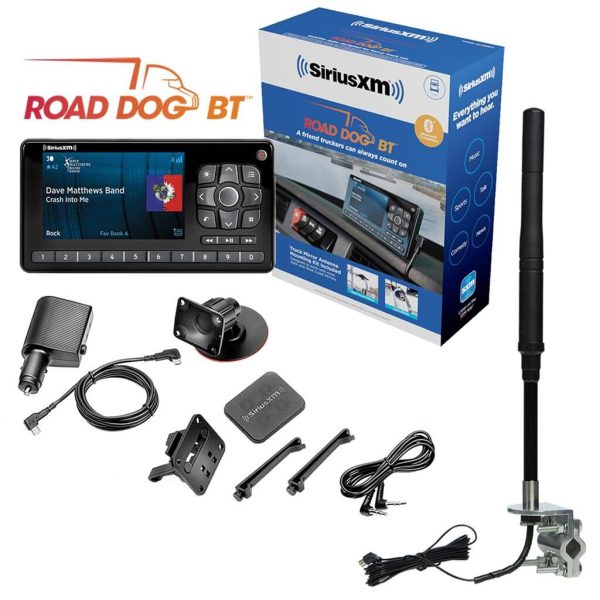 SiriusXM ROAD DOG BT PRO Truck Bundle with 16 Inch Tall Truck Antenna Discount