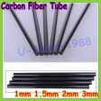 16pcs lot Carbon Fiber Rods for RC Plane DIY tool wing tube Quadcopter arm 1mm 1.5mm 2mm 3mm 4MM 5MM 7MM (0.5 meter) Wholesale Hot on Sale