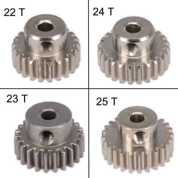 Tooth Teeth Pinion Gears HSP 1:10 18T 19T 20T 21T 22T 23T 24T 25T 26T 29T for RC Car 0.6 Aperture 3.2mm Parts HPI Hi Speed Axial Hot on Sale