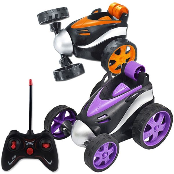 Super Stunt Dancing RC Car Tumbling Electric Controlled Mini Car Funny Rolling Rotating Wheel Vehicle Toys for Birthday Gifts Online Sale