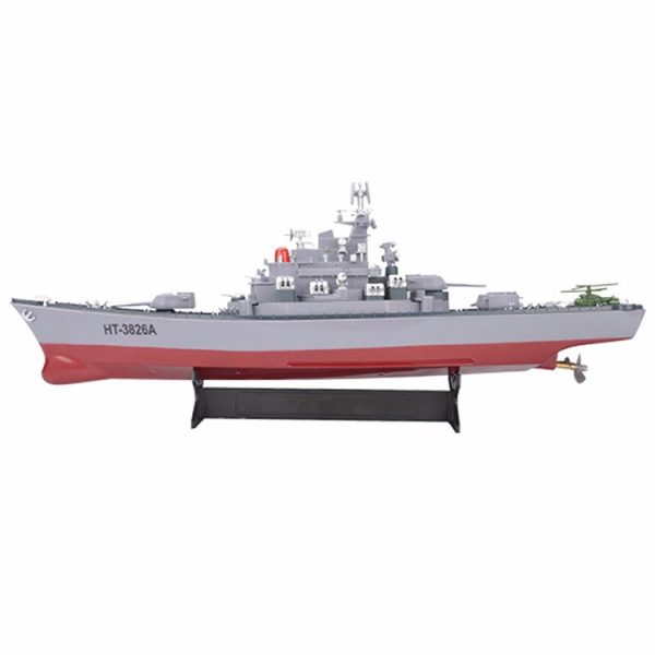 RC Boat 1:250 WarShip Remote Control Military Battleship Central Command Cockpit Seaplane Electronic Model For Kids Hobby Toys Online Sale