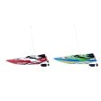 2 Pcs RC Boat Radio Remote Control Twin Motor High Speed Boat RC Racing Toy Gift for Kids Eu Plug, Green & Red Supply