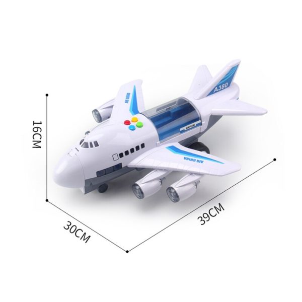 Music Story Simulation Track Inertia Children s Toy Aircraft Large Size Passenger Plane Kids Airliner Toy Car Free Gift Map Cheap