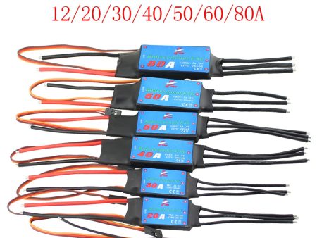 ZMR 12A 20A 30A 40A 50A 60A 80A Bidirectional Brushless ESC for Remote Control Car Pneumatic Underwater Propeller Online