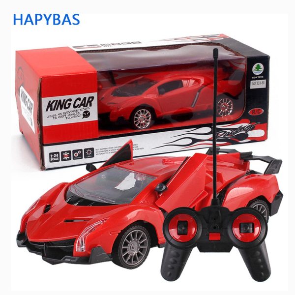 Upgrade version Super Racing Car door open Rc Speed Radio Remote Control Sports Car 1:24 Motor Xmas Gift Kid toy Online Hot Sale