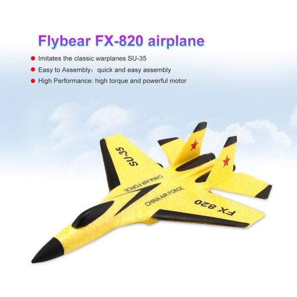 2019 OCDAY Super Cool RC Fight Fixed Wing RC drone FX-820 2.4G Remote Control Aircraft Model RC Helicopter drone Quadcopter hi Fashion